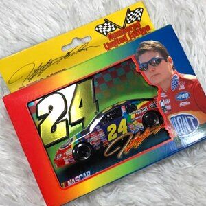 Vintage Nascar Jeff Gordon Limited Edition Collectible Tin 2 Decks Playing Cards